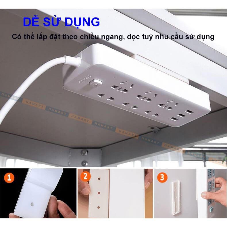 Giá Đỡ Dán Tường - Miếng Dán Tường Treo Đồ Đa Năng, Treo Ổ Cắm Điện, Tranh Tường, Modem Wifi