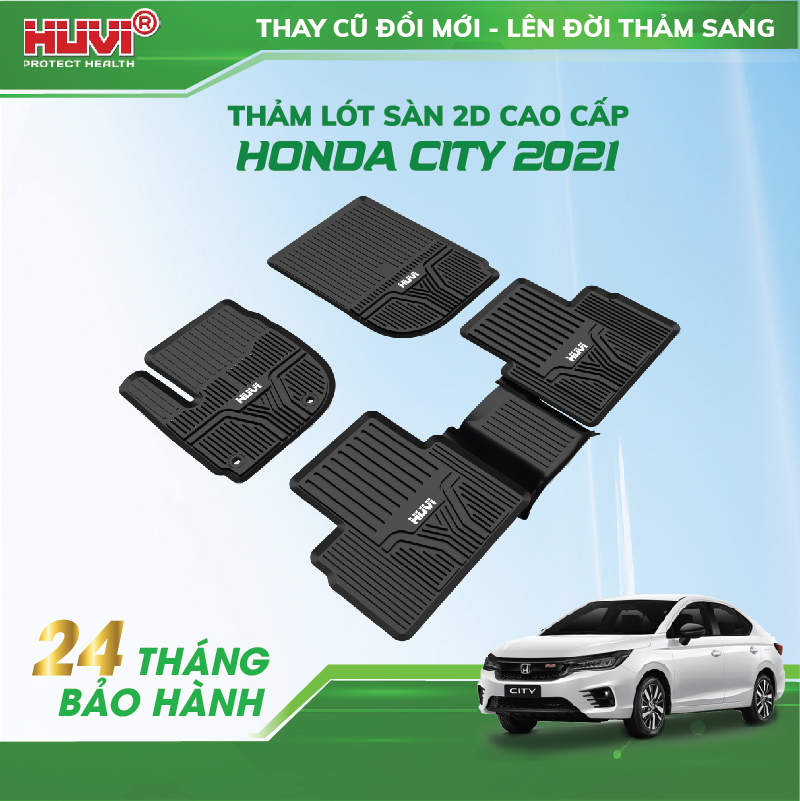 Thảm lót sàn ô tô Honda City 2021 cao cấp không thấm nước, không ẩm mốc, không mùi