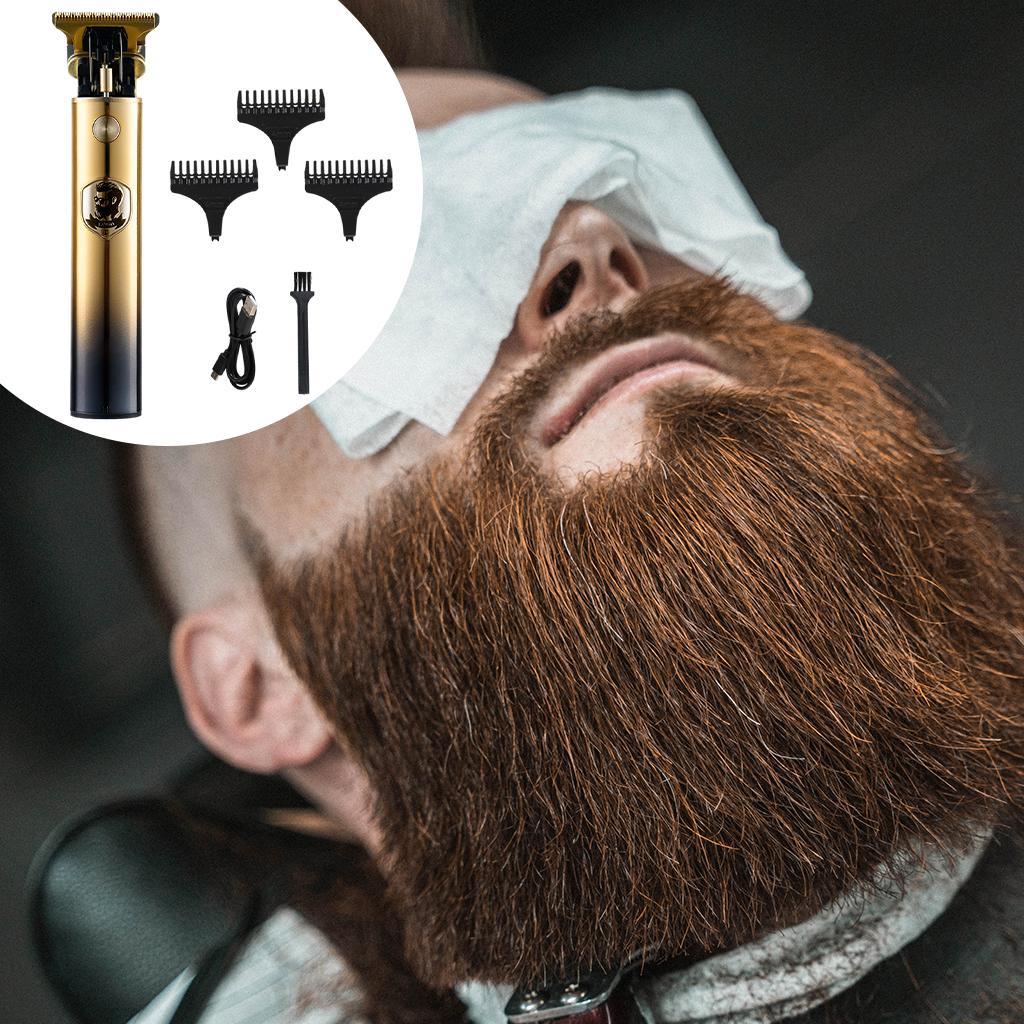 Men Beard Battery Display Grooming Low Noise