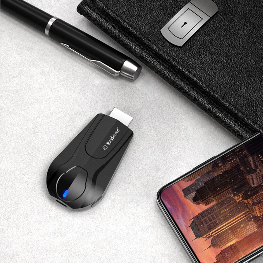 Bộ thu 1080P HD MiraScreen K11 hiển thị  Wi-Fi không dây, điều khiển DLNA cho Android iOS