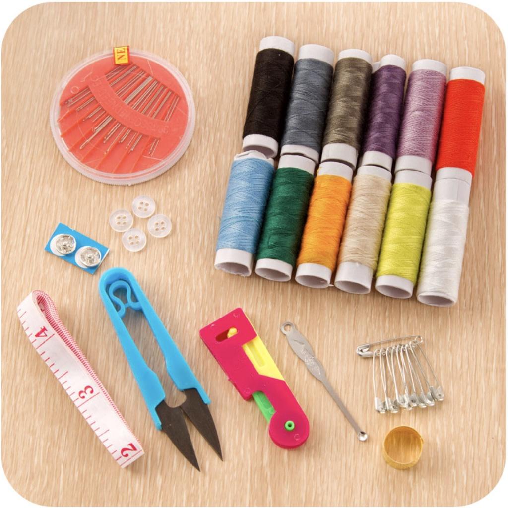 Dụng cụ may vá gia đình chuyên nghiệp - Hộp kim chỉ đa năng 55 món hộp lớn No.100744