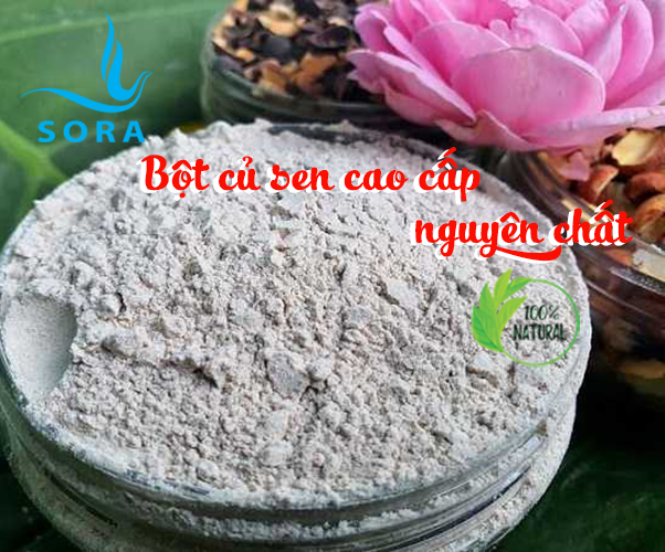 Sora Bột củ sen cao cấp nguyên chất