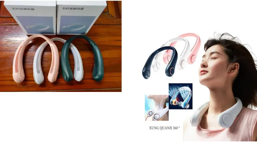 Quạt Đeo Cổ Không Cánh Siêu Mát