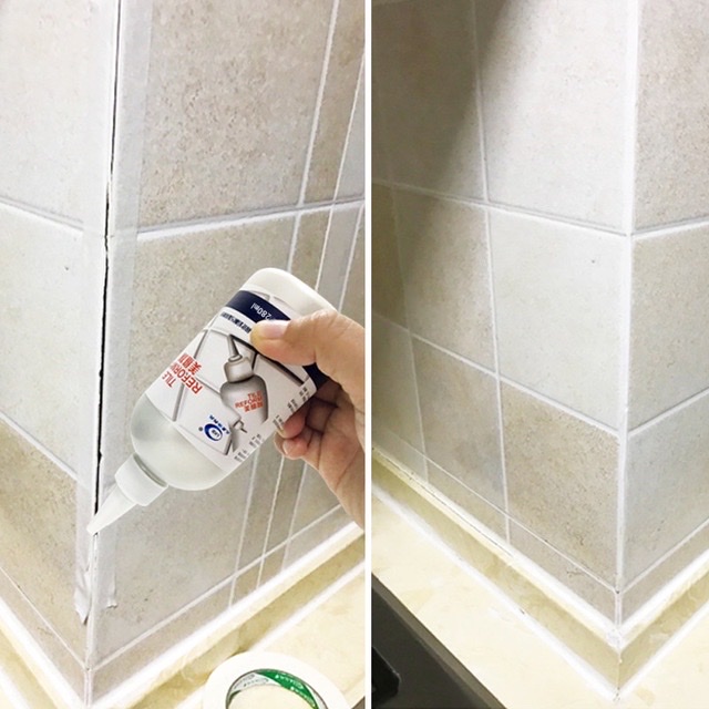 Dụng cụ nhà tắm -Sơn Kẻ Chỉ Gạch Nền Nhà, Keo Chà Ron Sứ Đa Năng Công Nghệ Hàn Quốc Chai  150ml
