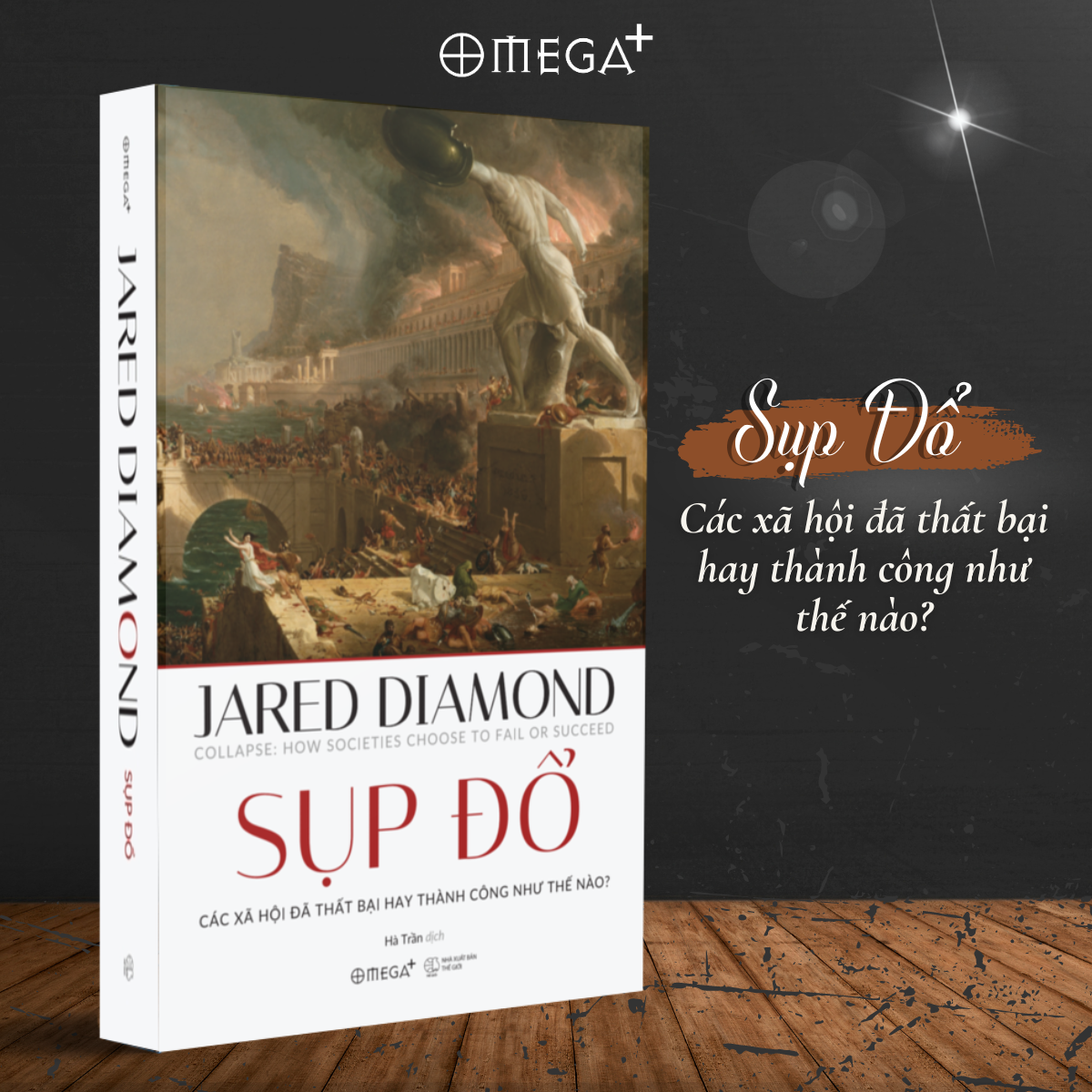 Combo Sách Nghiên Cứu Lịch Sử Nhân Loại Của Jared Diamond : Biến Động + Sụp Đổ (Phiên Bản 2020)