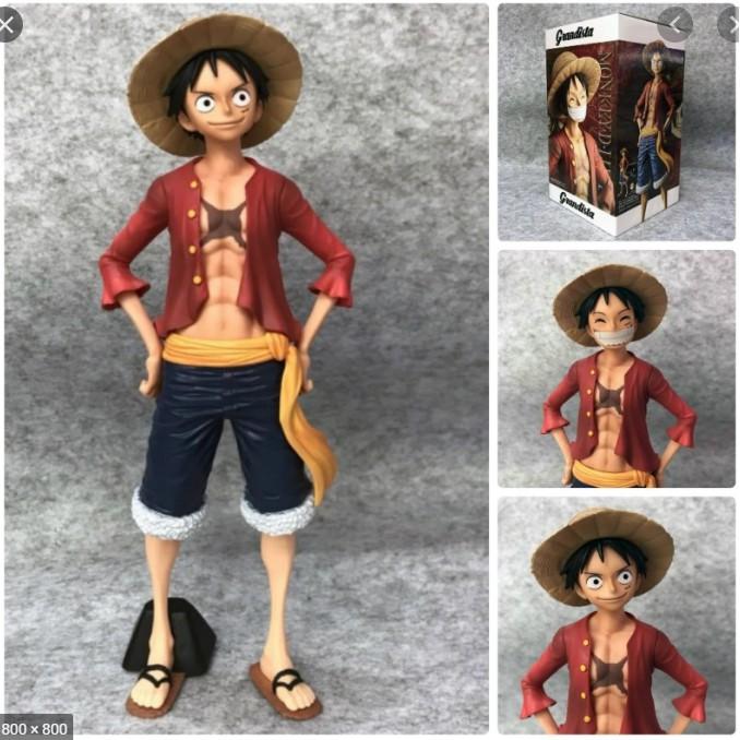 Mô hình One Piece Figure Luffy đứng rất chi tiết rõ nét màu da biểu cảm đẹp loại 1