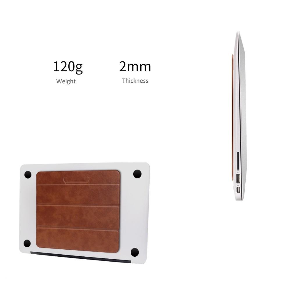 Giá đỡ Laptop Stand cho Máy tính bảng iPad, Laptop, Điện thoại cao cấp mã PD68. Da PU dán đáy máy tiện lợi mang theo