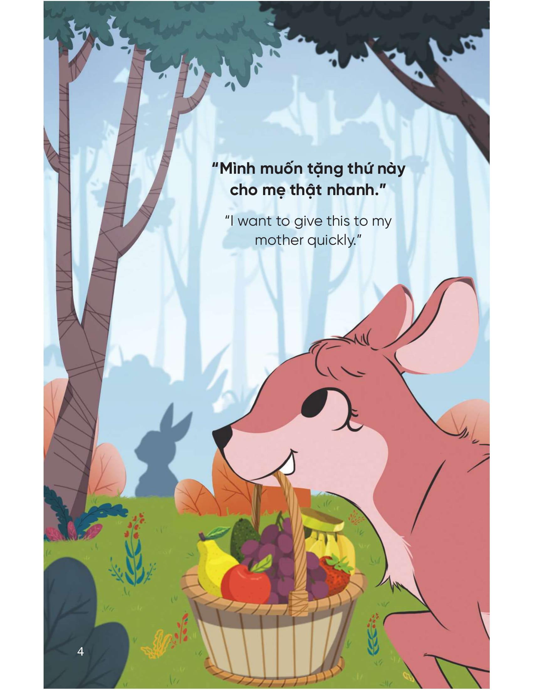 Truyện Tranh Song Ngữ Việt - Anh Dành Cho Trẻ Em - Cùng Học Cư Xử Tốt - Bé Học Sẻ Chia - Sharing Generously