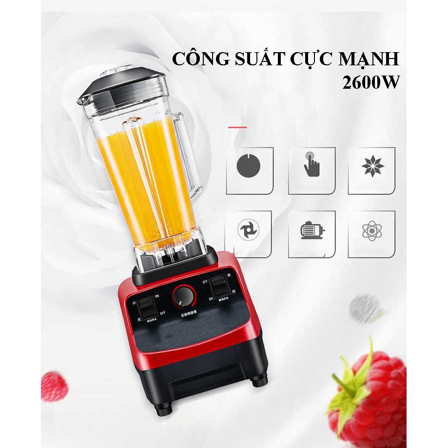 Máy xay sinh tố 1 cối  cao cấp - Công Suất Lớn 1800W - Dung tích 2L xay nhanh và khỏe- Bảo hành 12 tháng trên toàn quốc