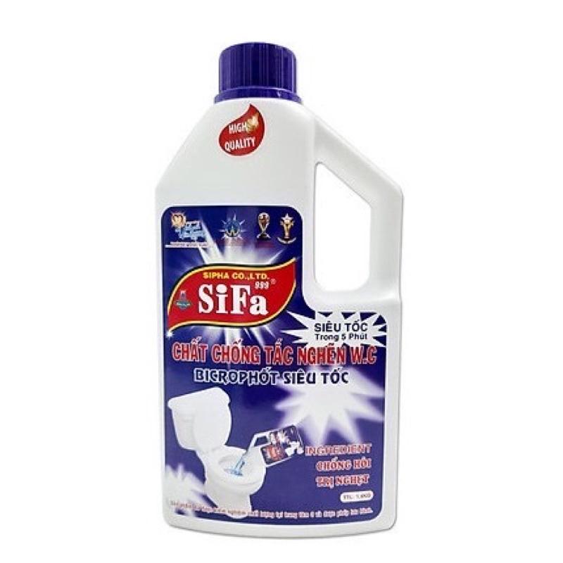 Chất thông cống, thông bồn cầu SIFA cực mạnh và cực nhanh