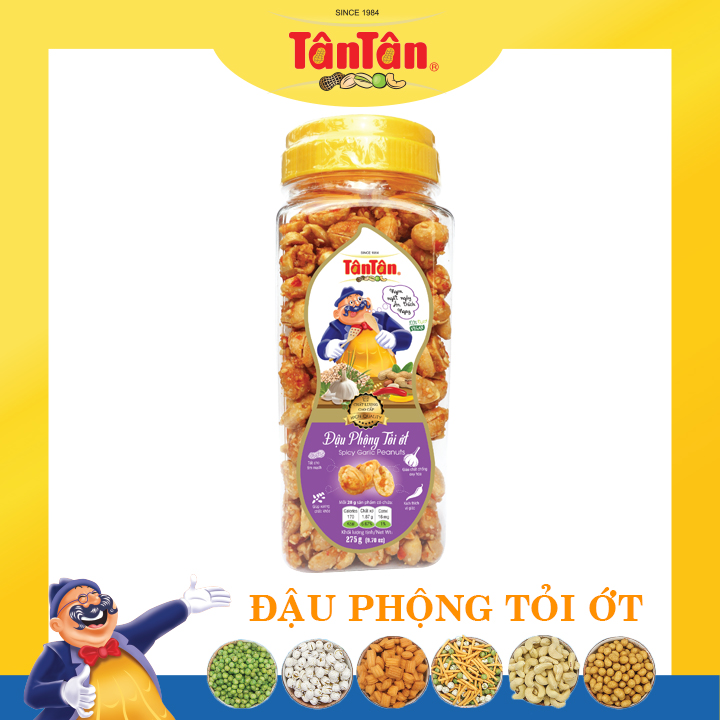 Đậu phộng Tỏi Ớt Tân Tân