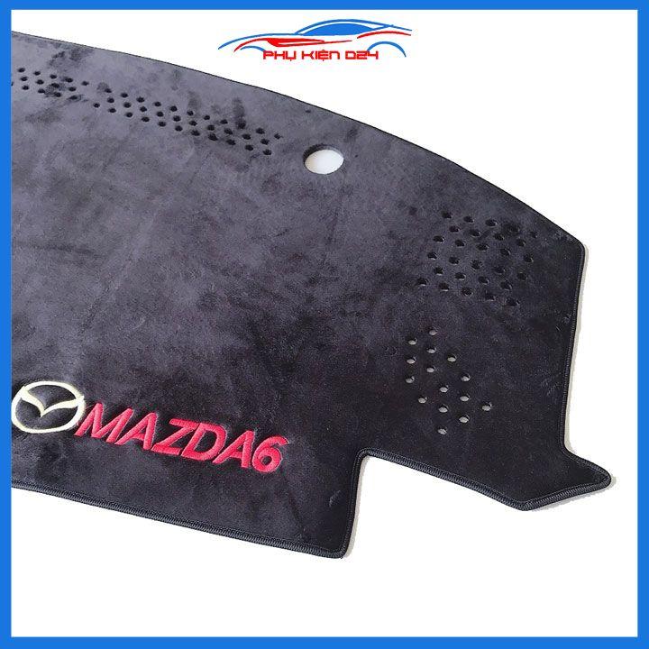 Thảm taplo cho Mazda 6 2016-2017-2018-2019-2020-2021-2022 chống nắng nóng làm mát xe mở rộng tầm nhìn