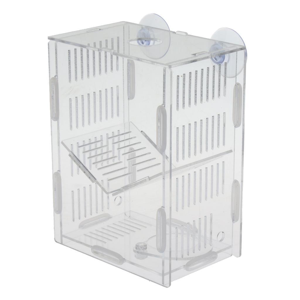 Aquarium  Tank Plastic Floating Isolation Divider Breeding Box