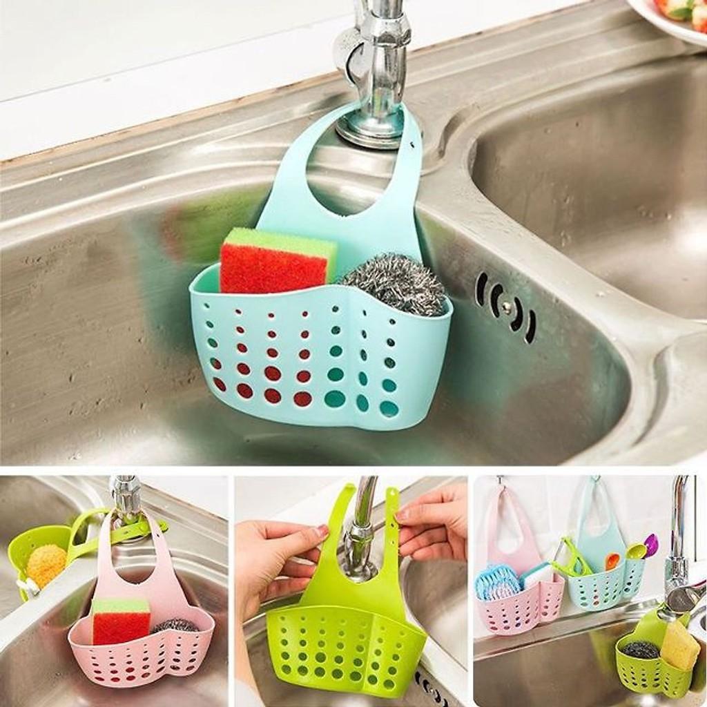 Combo 2 giỏ treo đựng đồ rửa chén, vật dụng cần thiết trong nhà.