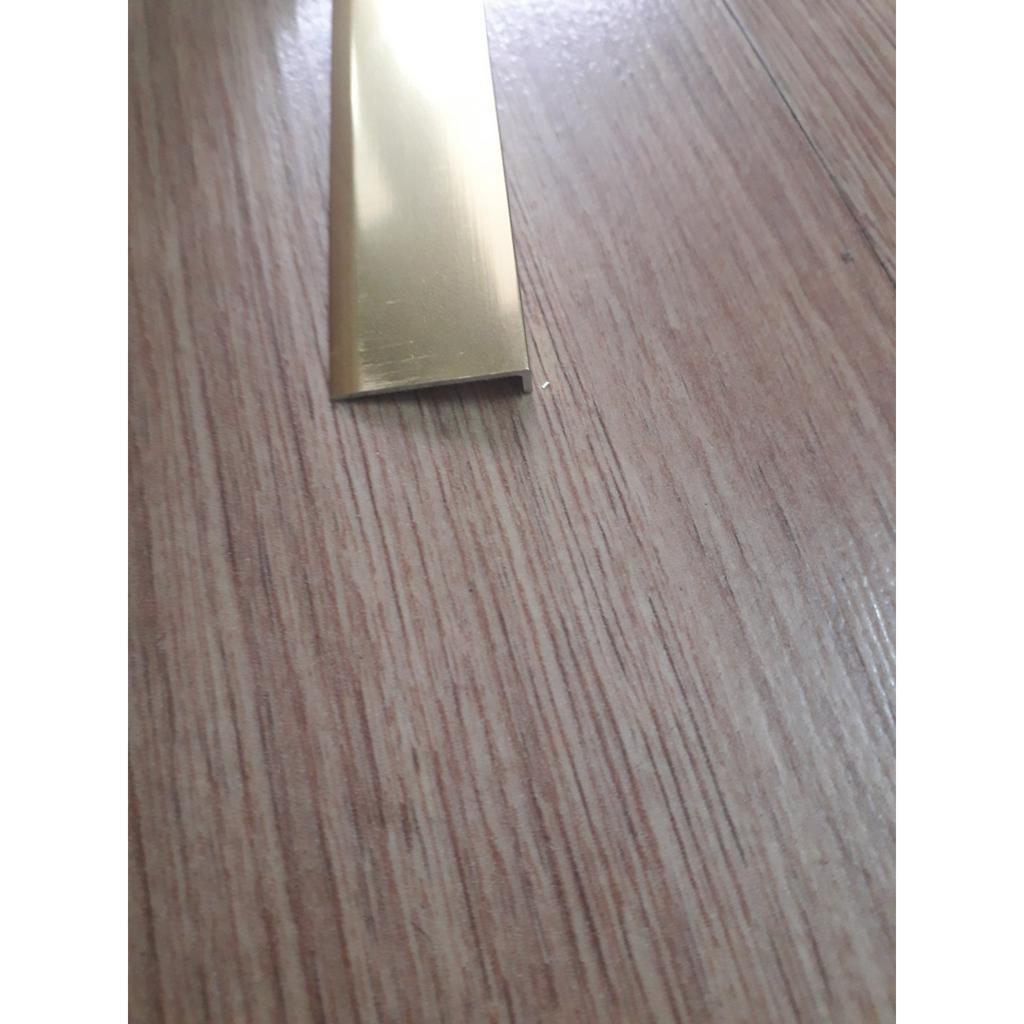 Nẹp nhôm L20x3, nẹp nhôm chữ L, nẹp trang trí nhôm, nẹp cầu thang,nẹp kết thúc sàn gỗ, thanh dài 2m5