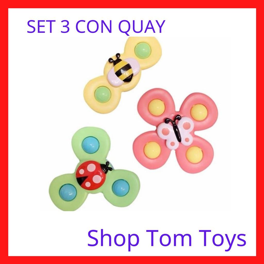 Set 3 Con Quay Dán Tường Đồ Chơi Cho Bé