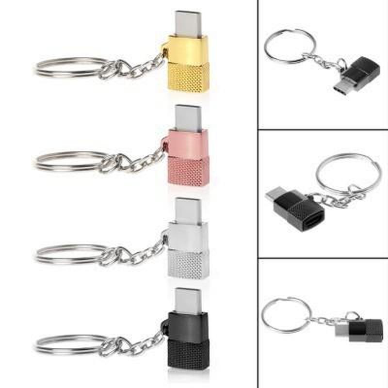 Đầu Chuyển Đổi Micro Usb Otg Sang Type-C Hợp Kim Kẽm
