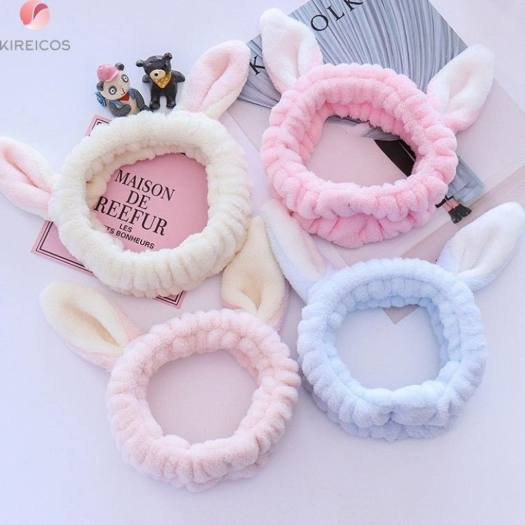 Băng đô tuban tai thỏ 3D kute vải nhung chất xịn siêu mềm mịn
