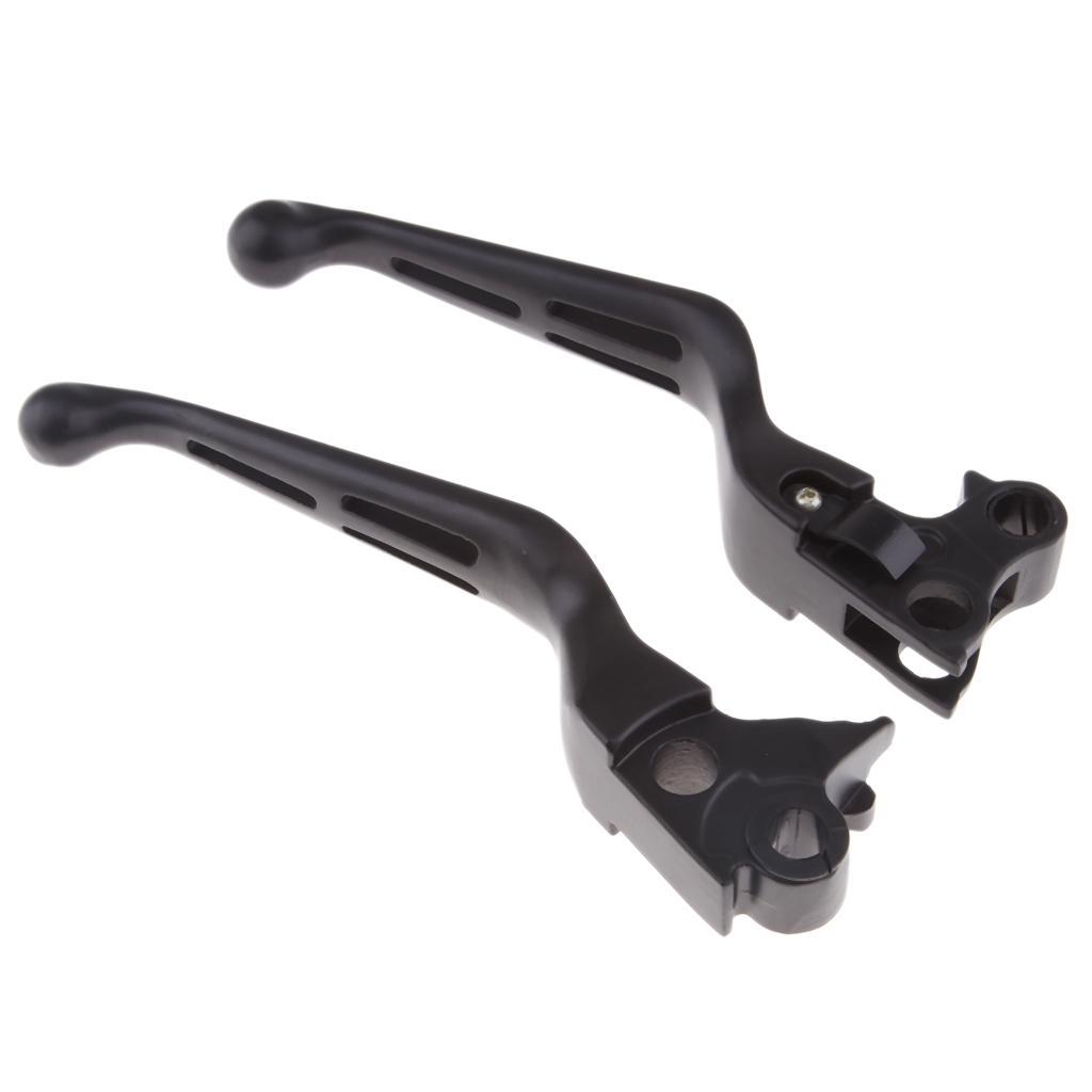 2x Black Brake & Clutch Handle Levers for   Touring 1996-2007
