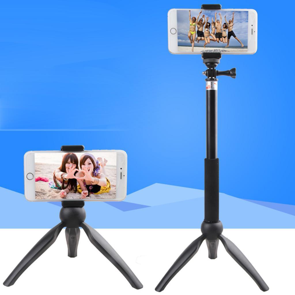 Tripod Camera With Remote Phone Holder Extentable Selfie Stick For Gopro