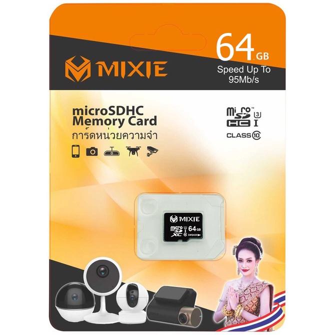 Thẻ nhớ MIXIE 64GB Micro SD TF TỐC ĐỘ 95MB/S GHI 70M/S Hàng Chính Hãng - Bảo hành 3 năm - 1 đổi 1