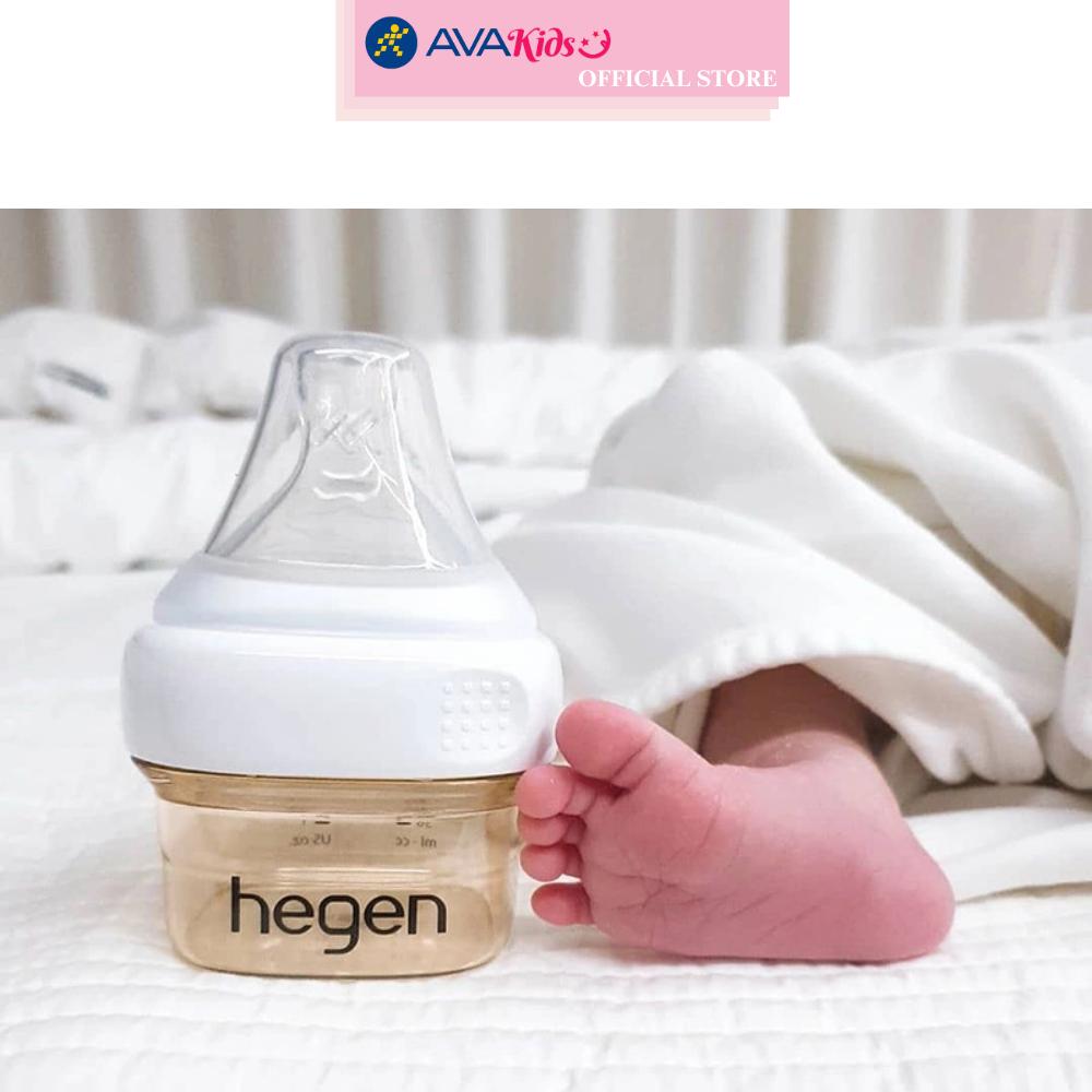 Bình sữa nhựa PPSU Hegen cổ rộng 60 ml (0 – 1 tháng)