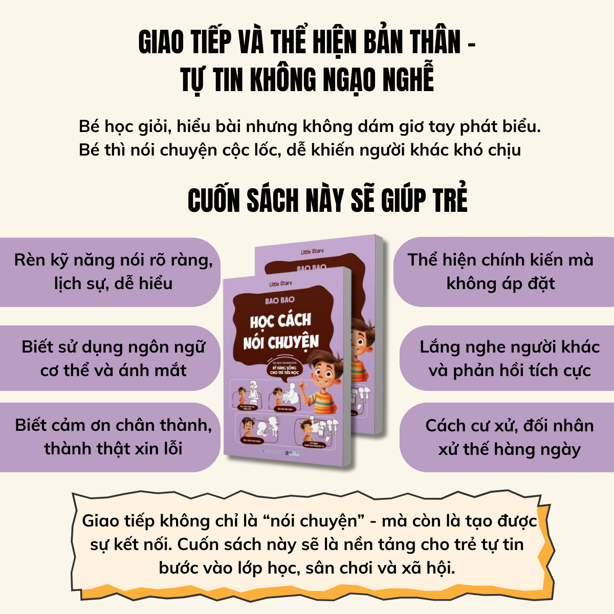 Bộ Sách GROWBOOKS - Kỹ Năng Sống Cho Trẻ Tiểu Học: Học Cách Nói Chuyện, Bảo Vệ Mình, Sức Khỏe, Cảm Xúc, An Toàn