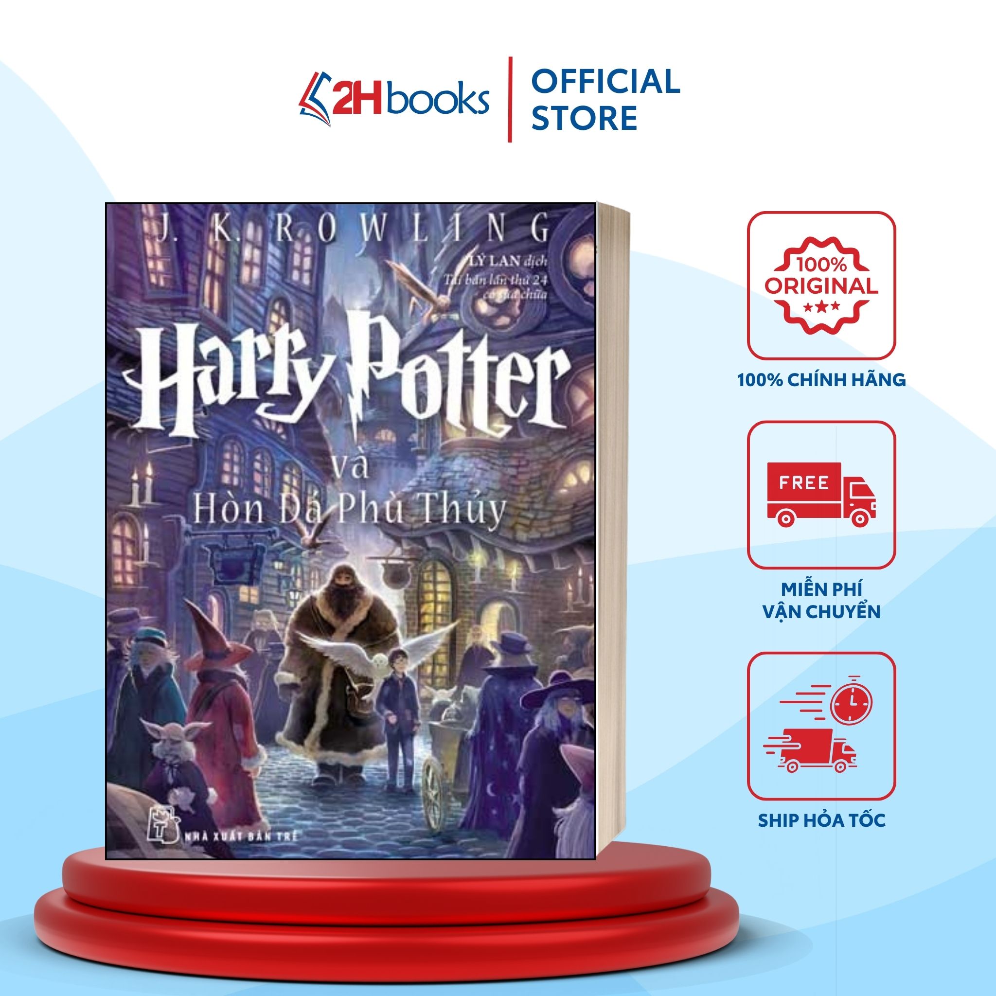 Sách- Harry Potter Tập 1-Harry Potter và Hòn Đá Phù Thủy (Tái bản 2023)- 2HBooks