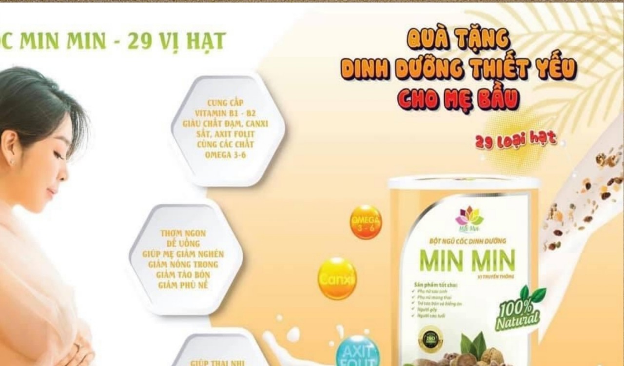 [COMBO]2 Hộp (1Kg) Ngũ Cốc Bầu Dinh Dưỡng Min Min 29 Vị Hạt Truyền Thống _ Ngũ Cốc Min Min Dinh Dưỡng Cho Cả Gia Đình