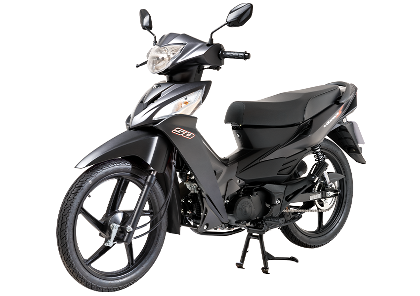 Xe Máy KYMCO Visar 50 - Đen Viền Đỏ