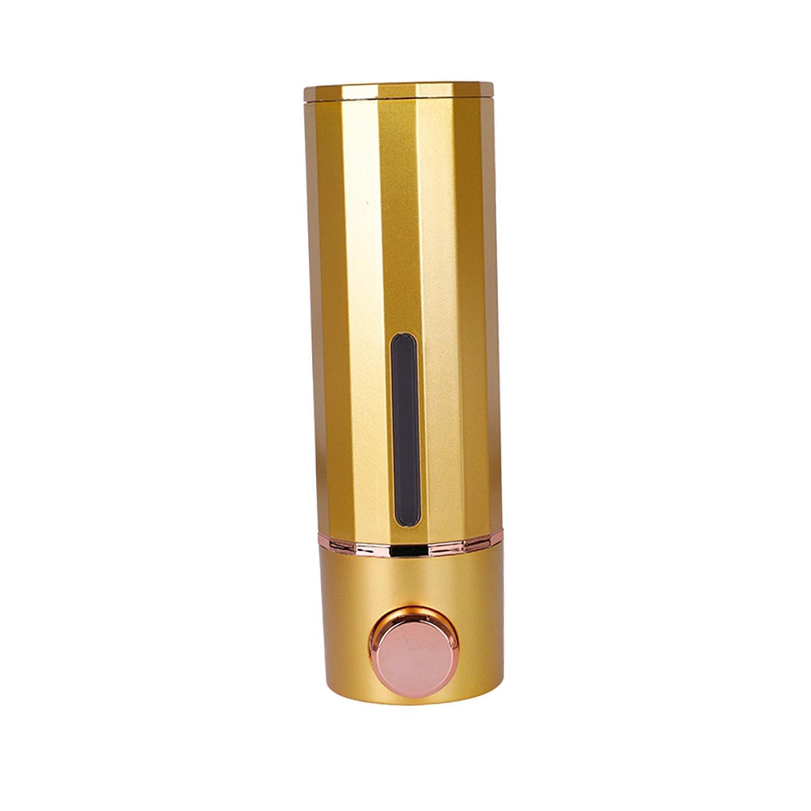 Soap Dispenser Shampoo Dispenser Refillable Stylish 300ml Wall Mount Manual Liquid Pump Dispenser for Hotel Bathroom Washroom