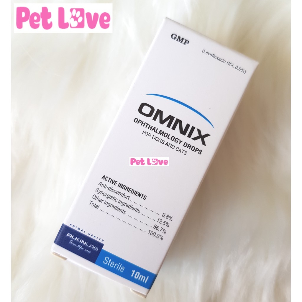 THUỐC NHỎ MẮT CHÓ MÈO OMNIX