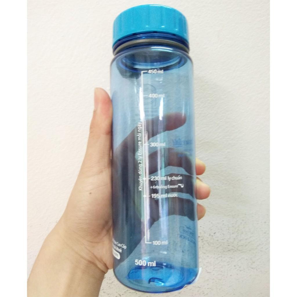 Bình nước nhựa LocknLock Eco 500ml màu xanh dương ABF613B, Hàng chính hãng, nhựa Tritan, độ bền cao - JoyMall