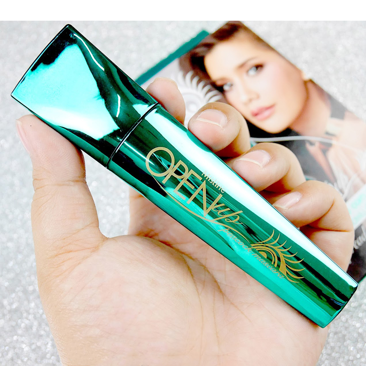 Chuốt mi dạng gel Mistine Openup Peacock Mascara Thái Lan 7g tặng móc khóa