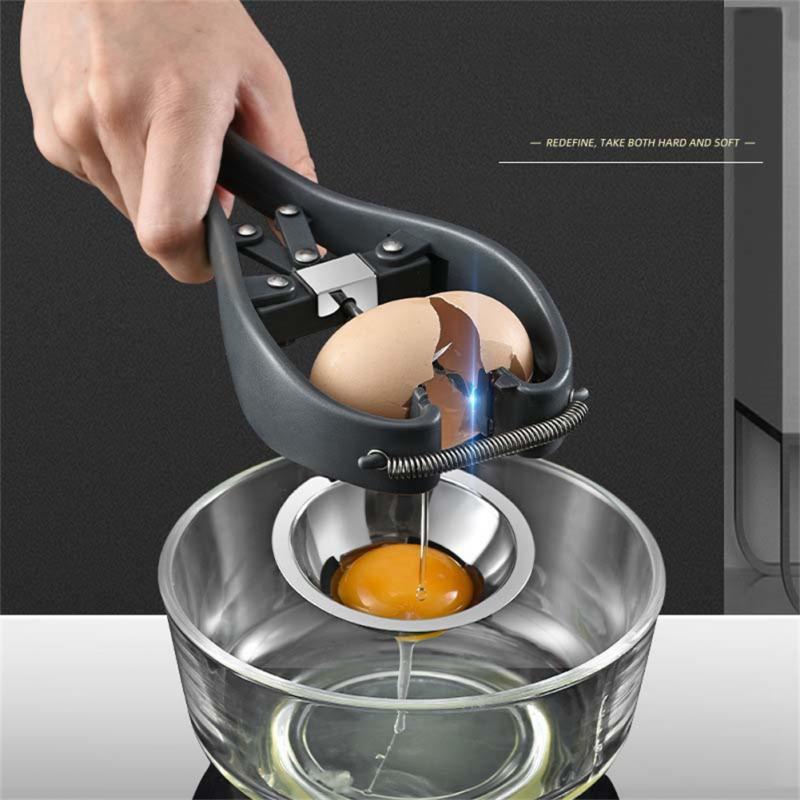 2 Bộ Nhanh Chóng Đánh Trứng Vỏ Dụng Cụ Mở Trứng Dụng Cụ Mở Trứng Dụng Cụ Mở Tách Inox 304 Bếp Tiện Ích