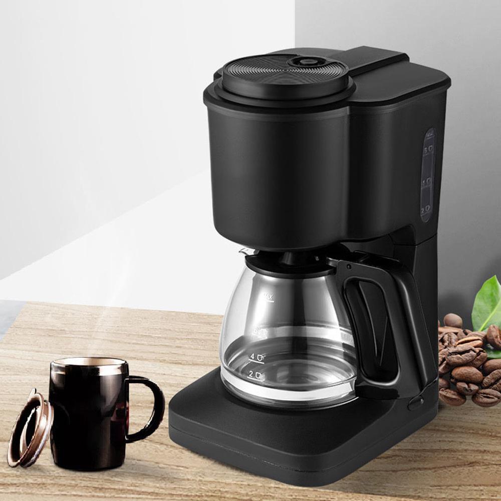 Coffee Maker Small Home Portable Automatic American Drip 600W Large Capacity Office Household Coffee Maker