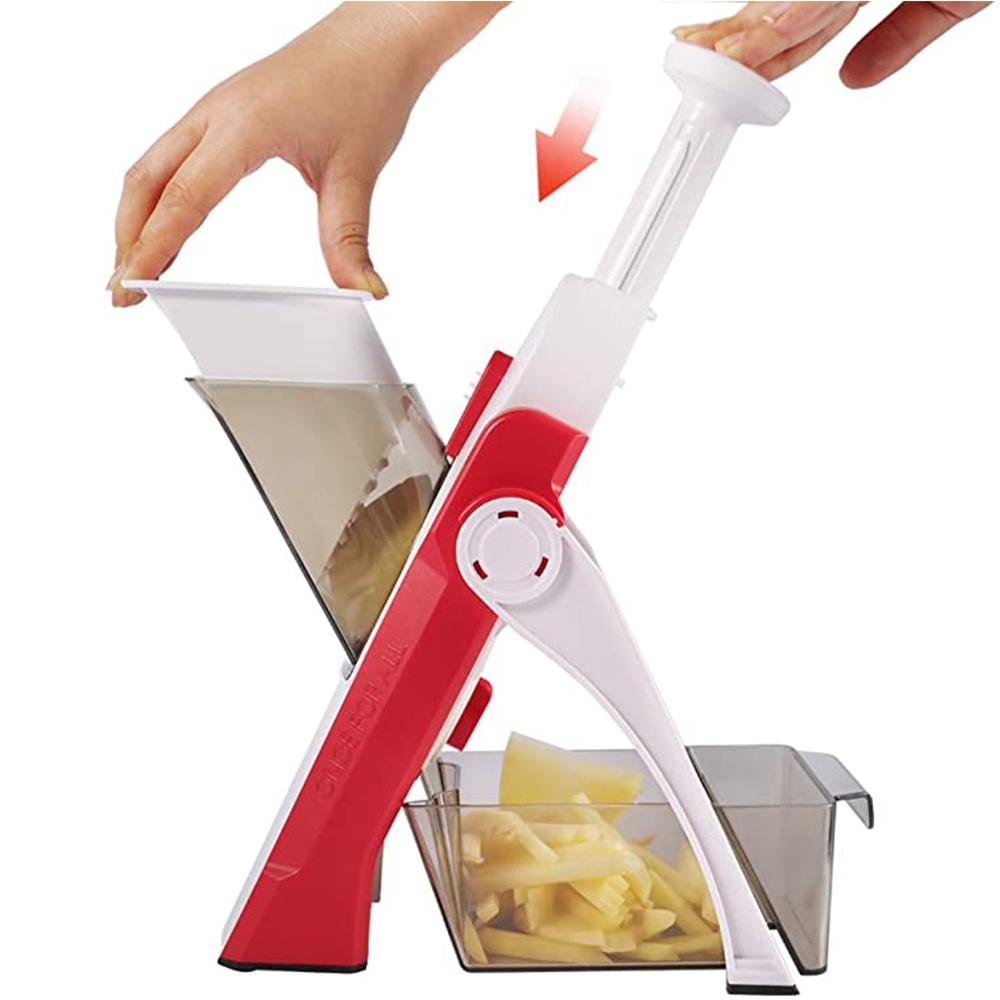 Một Lần Cho Tất Cả. Phụ Kiện Nhà Bếp Lát Cắt Julinner Xúc Xắc Dụng Cụ Thái Lát Rau Củ, Mandoline Cắt Lát, Cắt Thực Phẩm,