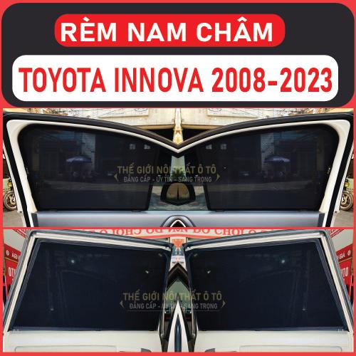 Rèm che nắng nam châm Xe Toyota Innova Bộ 4 tấm chắn nắng chuẩn form xe, nam châm hút mạnh