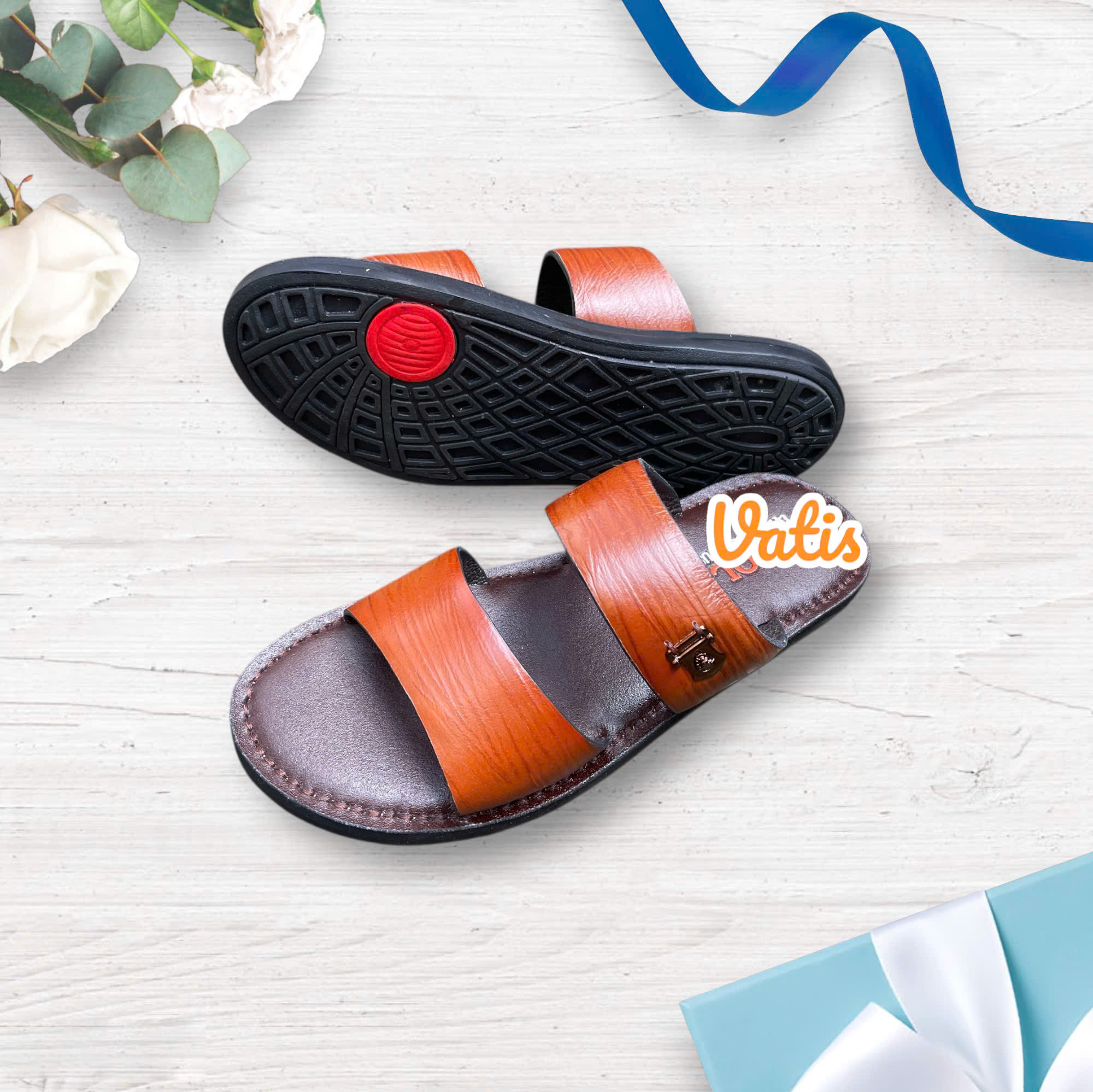 DÉP DA BÒ QUAI NHỊ CAO CẤP VATIS 0311