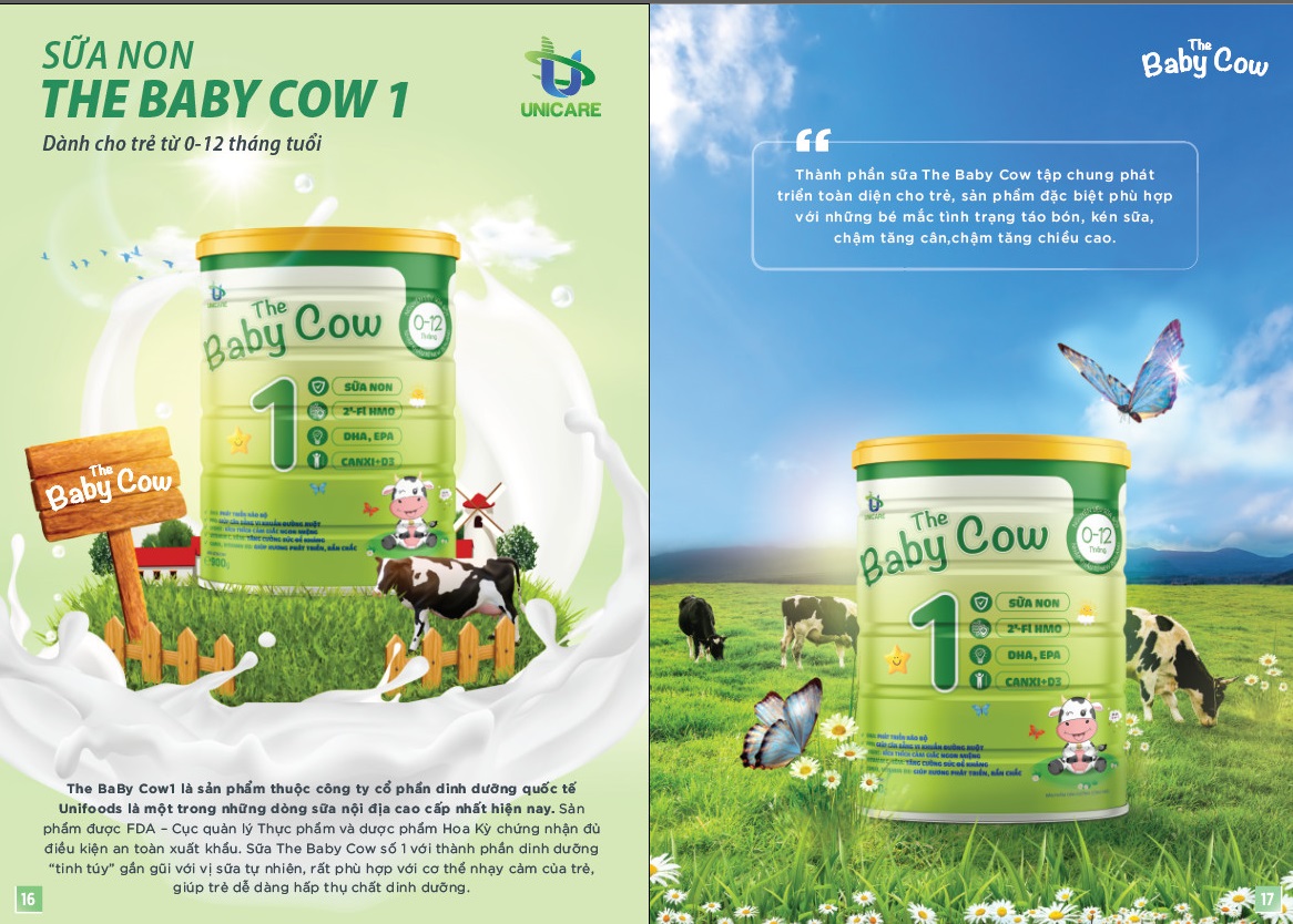 Hình ảnh Combo 5 lon Sữa Non The Baby Cow 1 (900gr)