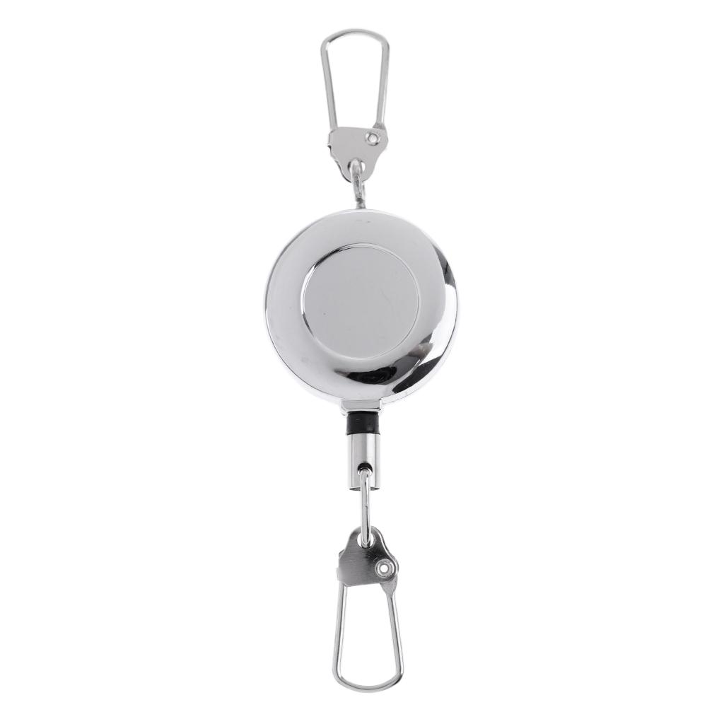 Fly Fishing Retractable Zinger Reel Cord Retractor Fishing Tools Key Chain