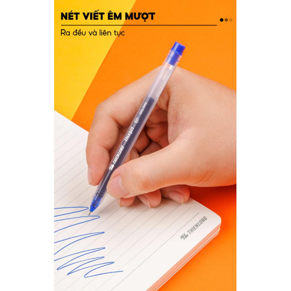 Bút Gel Flexgel 0.5 mm - Thiên Long GEL-042 - Mực Tím