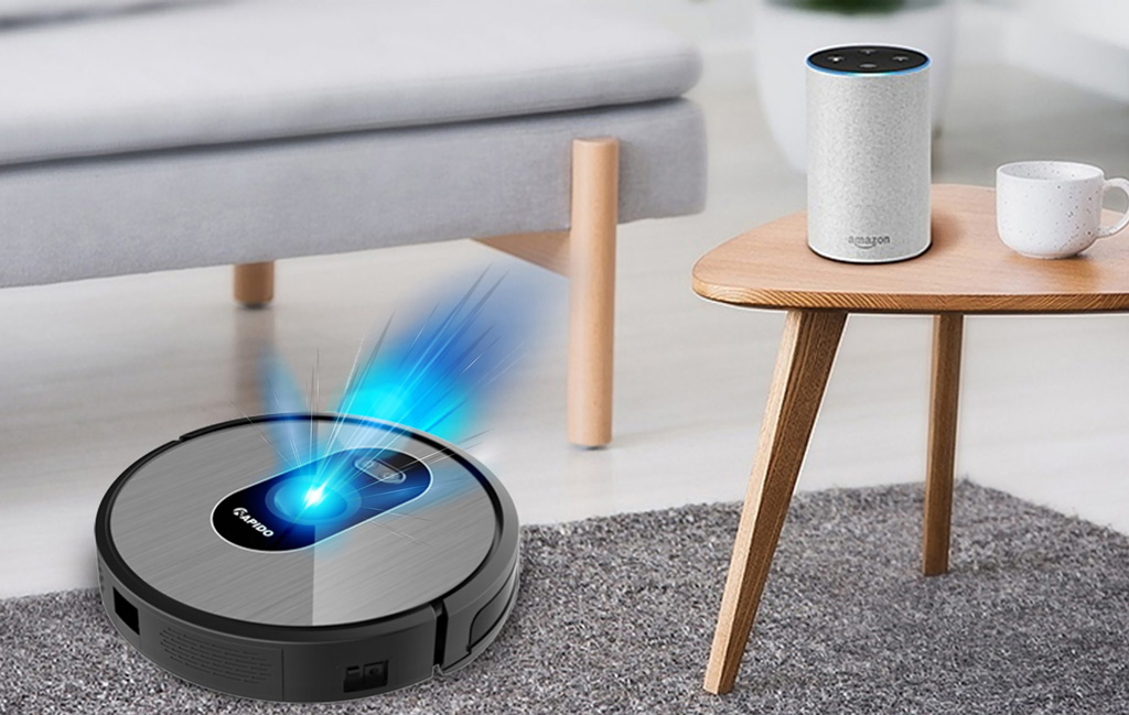 Robot hút bụi và lau nhà Rapido R6S- Hàng chính hãng