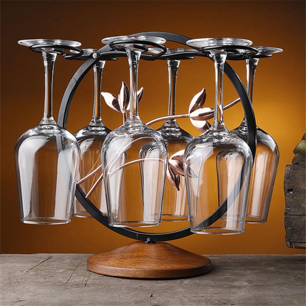 Giá đứng ly rượu vang đỏ có đế độc đáo thanh lịch cho gia đình, quán bar, nhà hàng