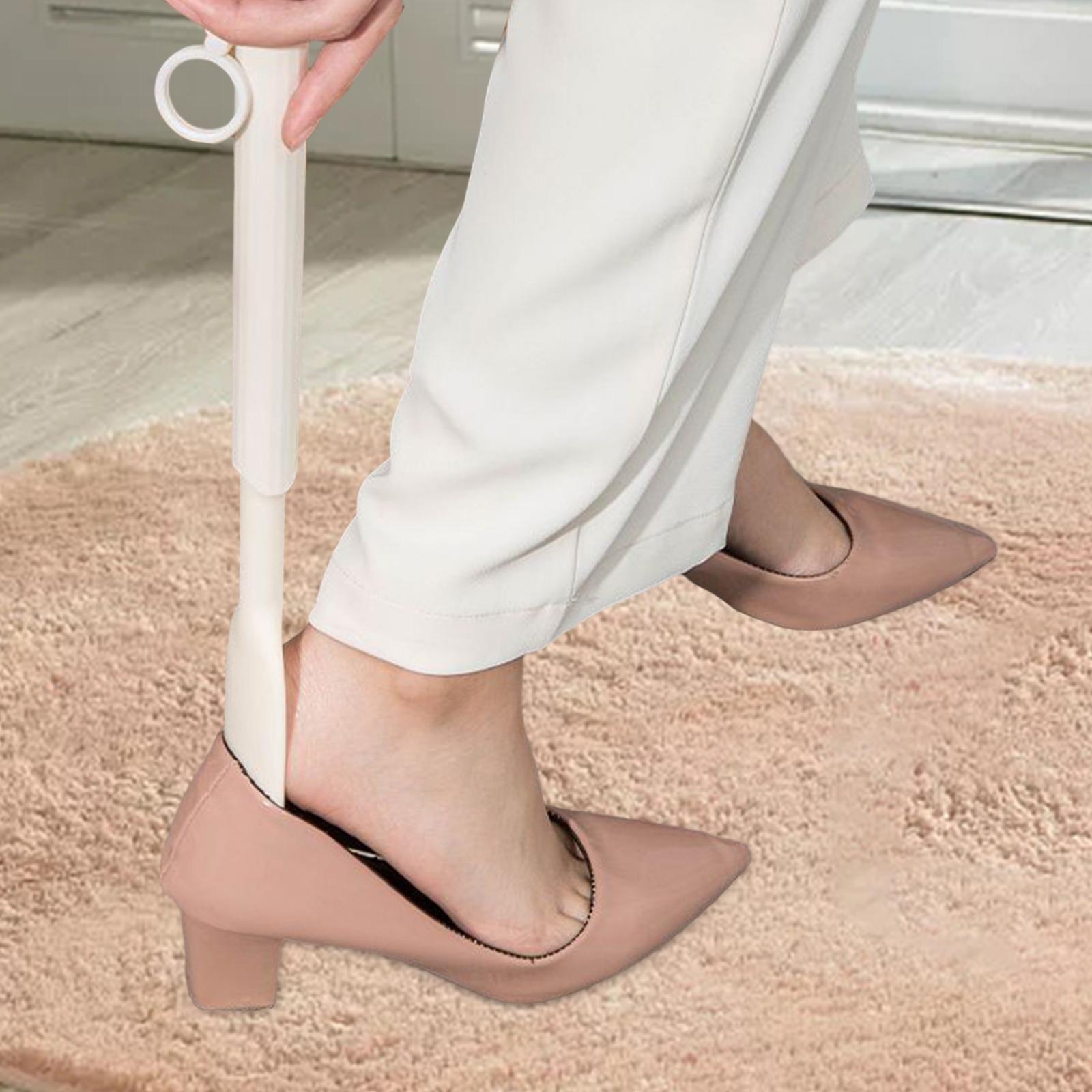 Portable Shoehorn Lightweight Easy to Grip Shoe Spoon for Boots Shoes Snow Boots