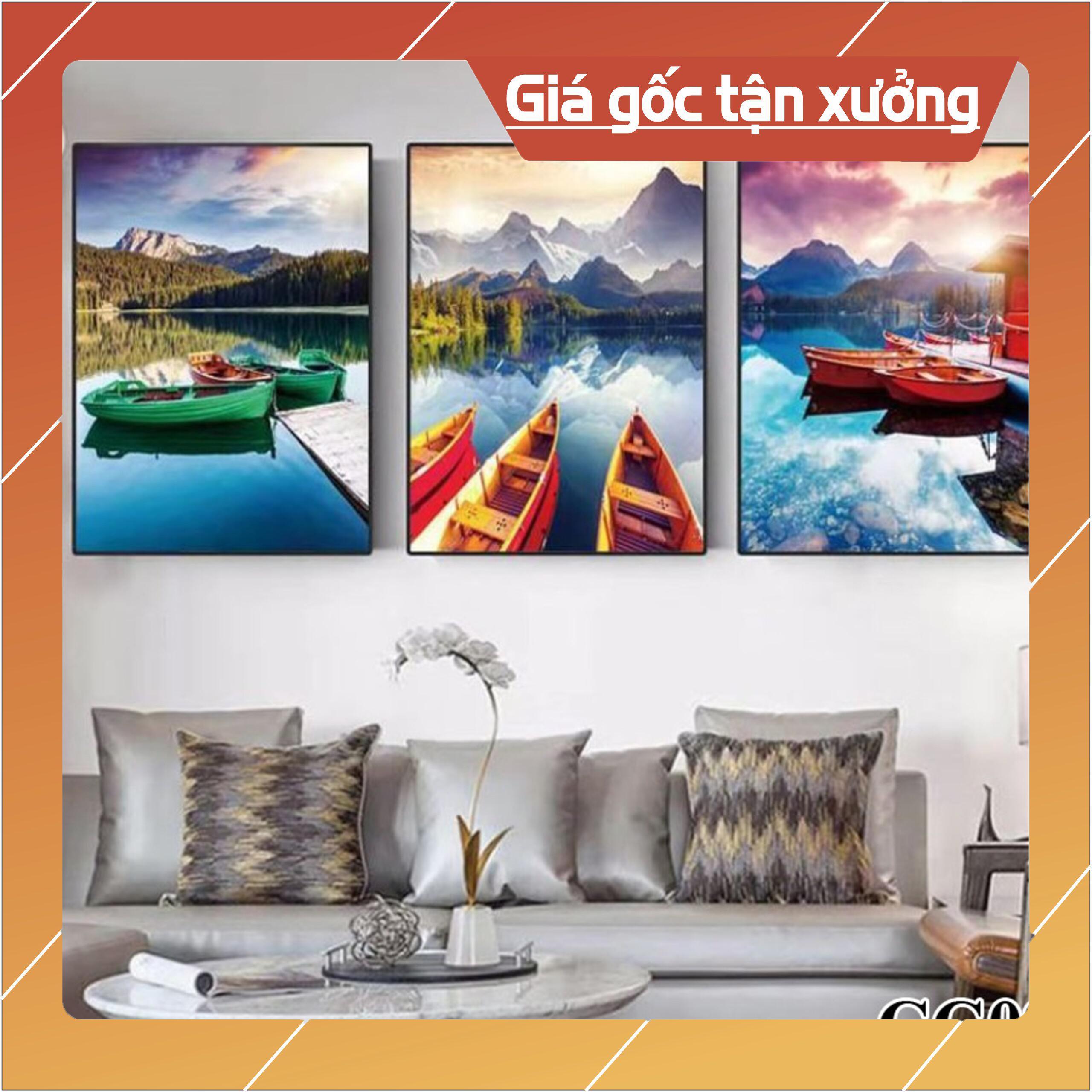 Bộ tranh treo tường phong thủy trang trí nội thất đẹp và giá gốc tại xưởng mới nhất thị trường ĐL 13