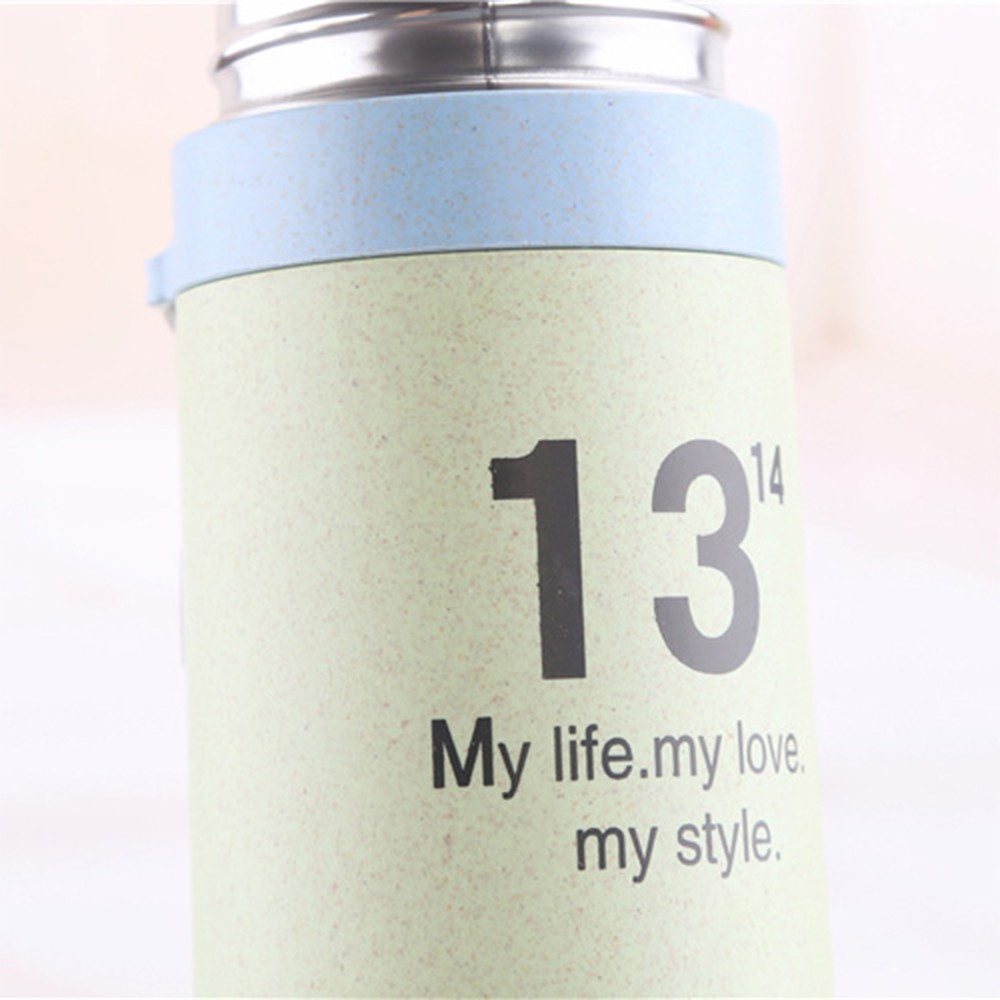 Bình Giữ Nhiệt Vỏ Lúa Mạch Lõi Inox Không Gỉ