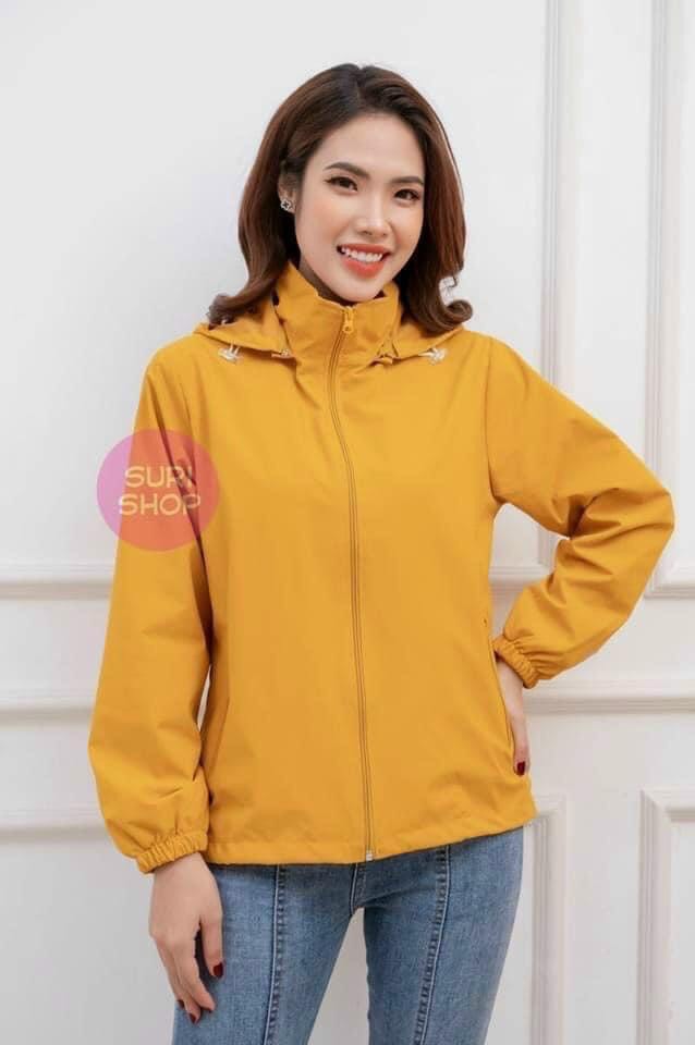 ÁO GIÓ NỮ 2 LỚP LƯỚI VẢI GIÓ CHỐNG THỐNG NƯỚC
