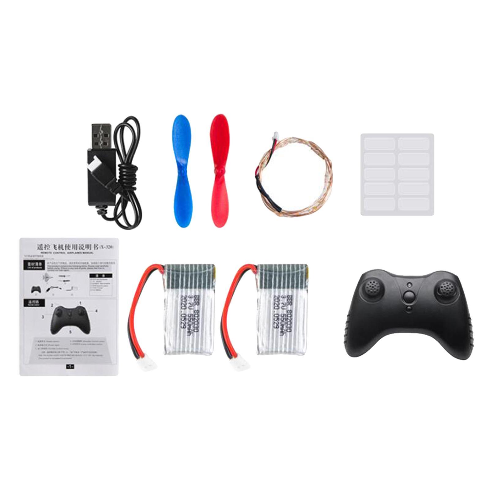 LED RC Airplane Aircraft Fan Blade Channel Mini for Beginners Kids Boys