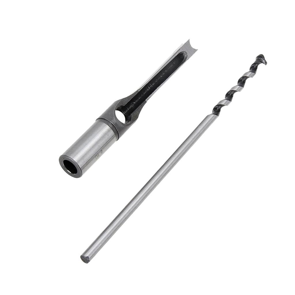 Hollow Square Mortiser Auger Drill Bit Woodworking 10, 12mm